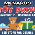 Menard’s Annual Toy Drive Starts November 1st — Garrison Business news