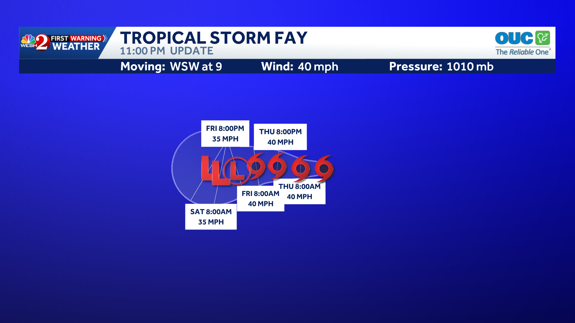Tropical Storm Fay reforms in Atlantic, NHC says — WESH 2 Orlando