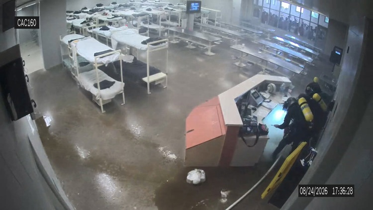 WATCH: Video shows SAFD firefighters responding to flames at Bexar County jail in August — KENS 5 (San Antonio), Garrison Community news
